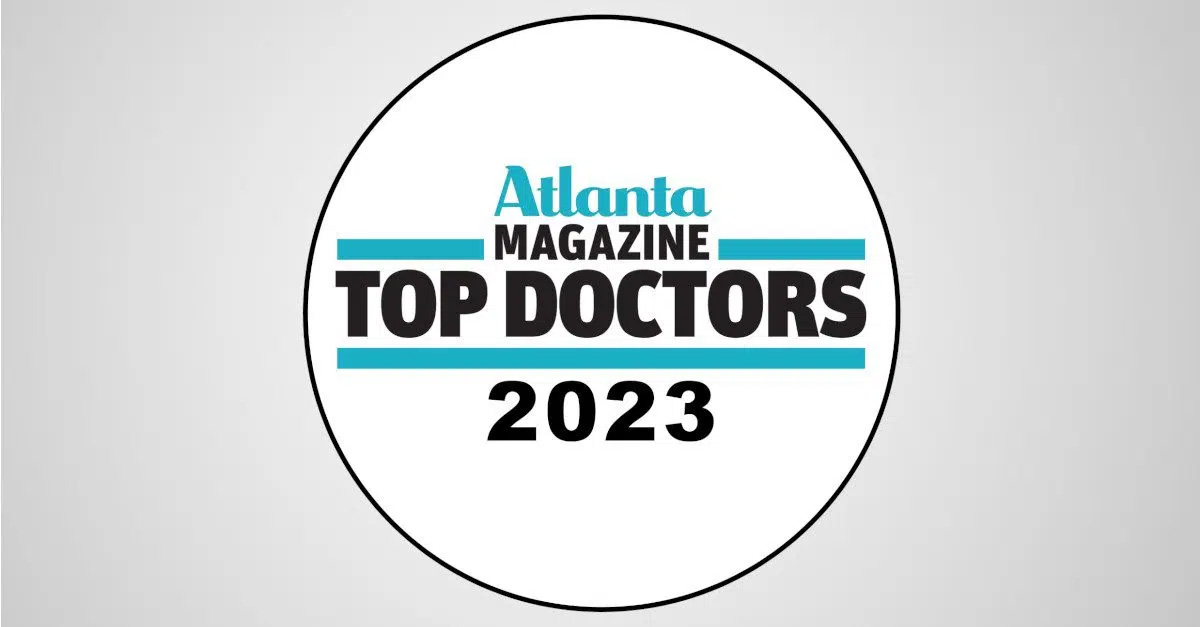 2023 Top Doctors by Atlanta magazine