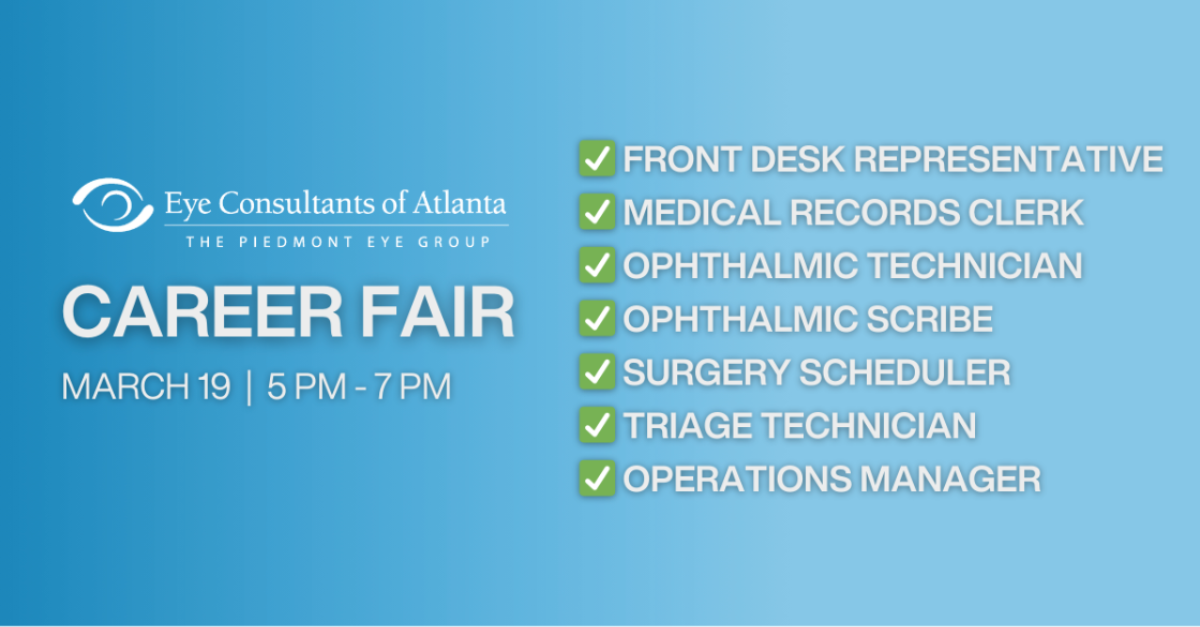 Eye Consultants of Atlanta Career Fair